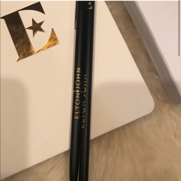 ELTON JOHN 💜 Initial “E” Journal, Pen/Pencil Set - Picture 2 of 4